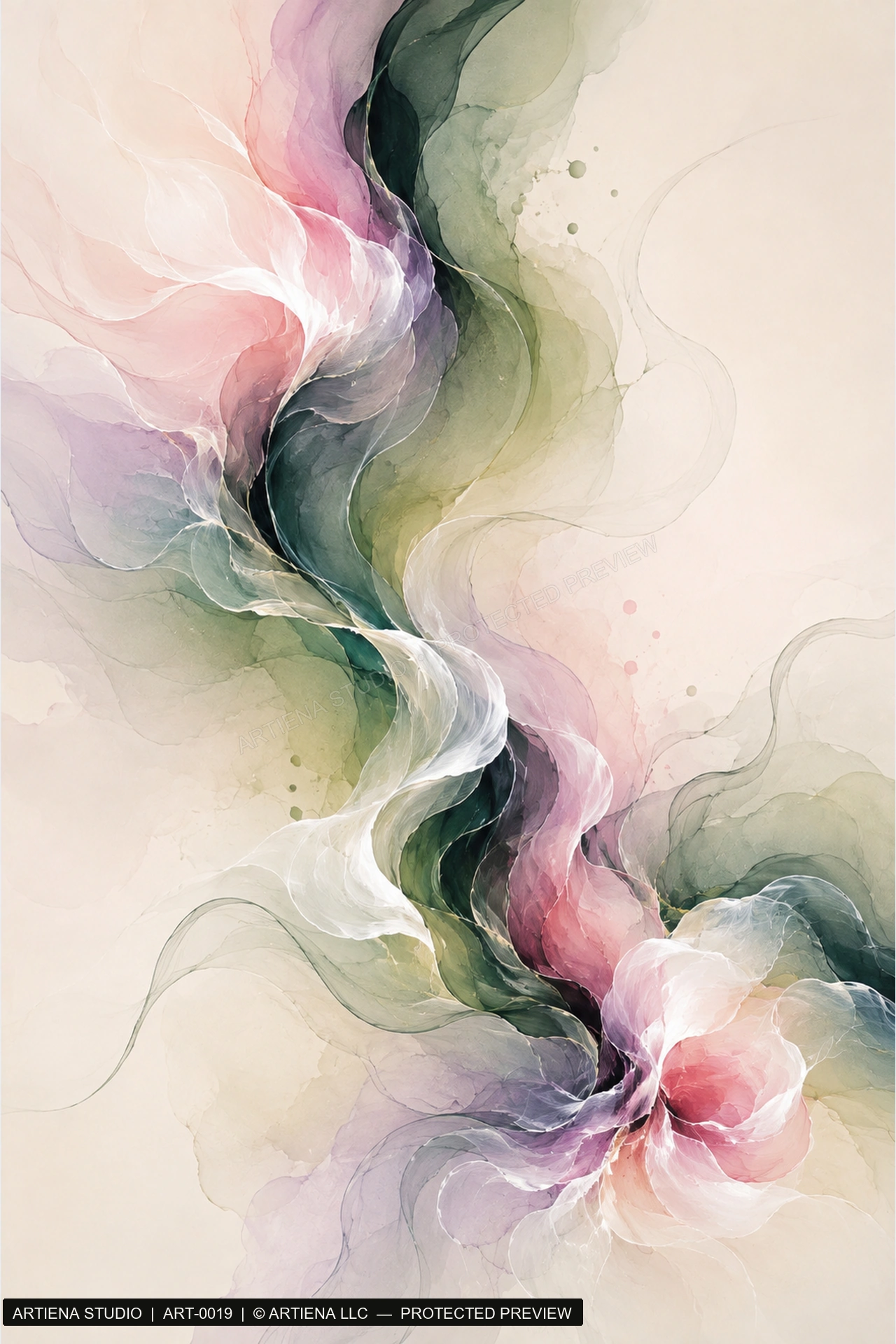 The Bloom Remembers by Artiena Studio, crisp protected artwork preview