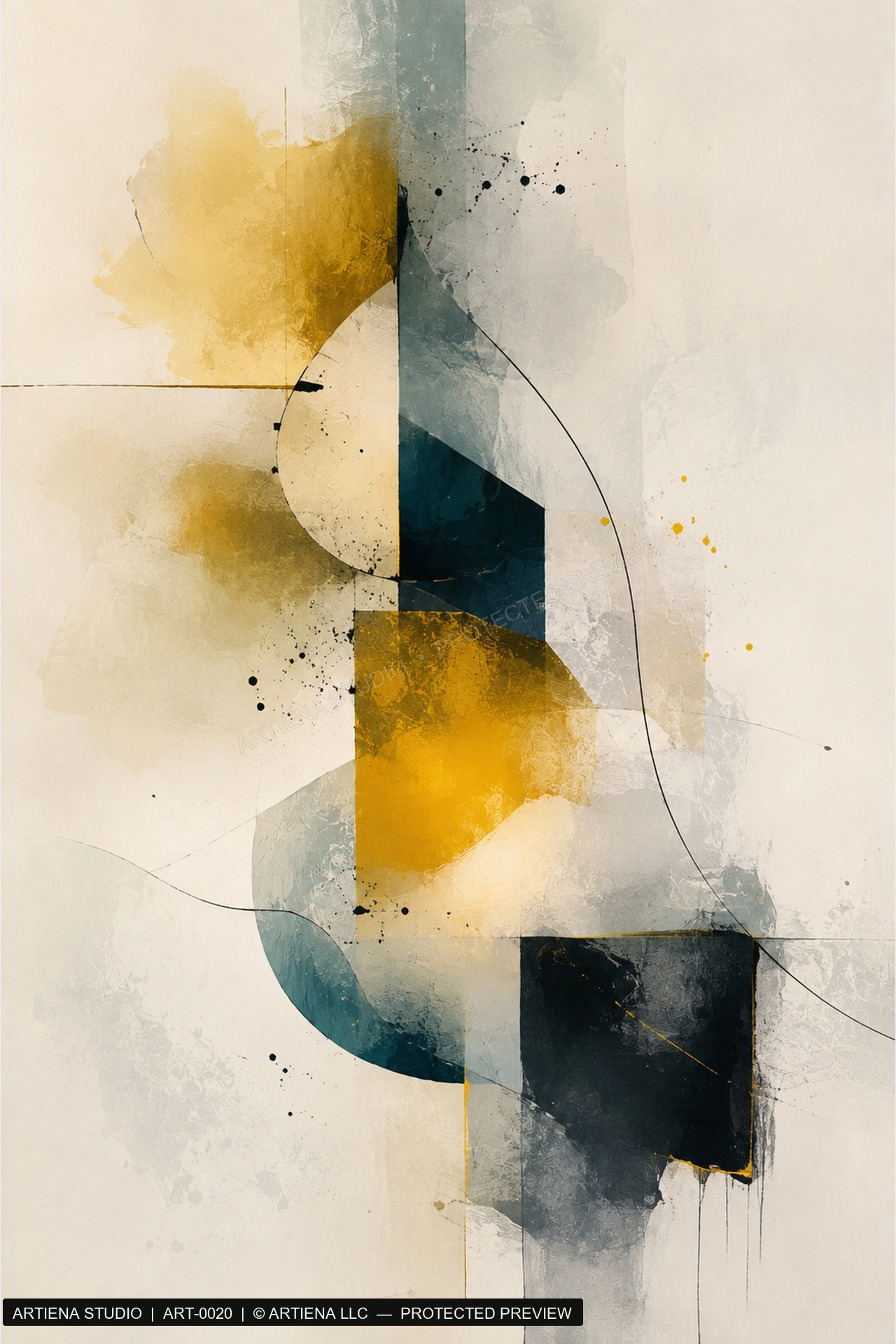 Axiom of Ochre by Artiena Studio, crisp protected artwork preview