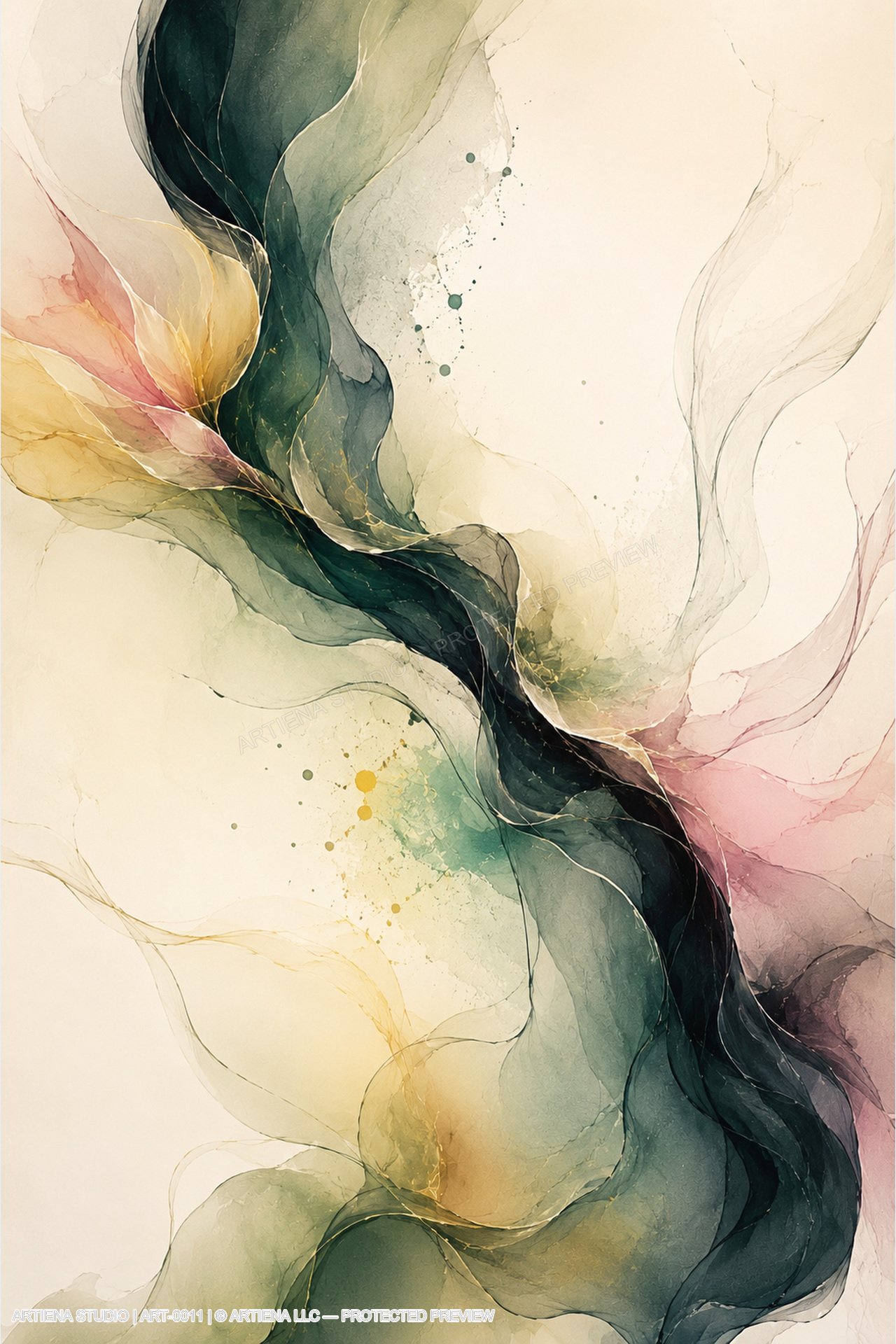 Ember in the Green Current visualised in a room