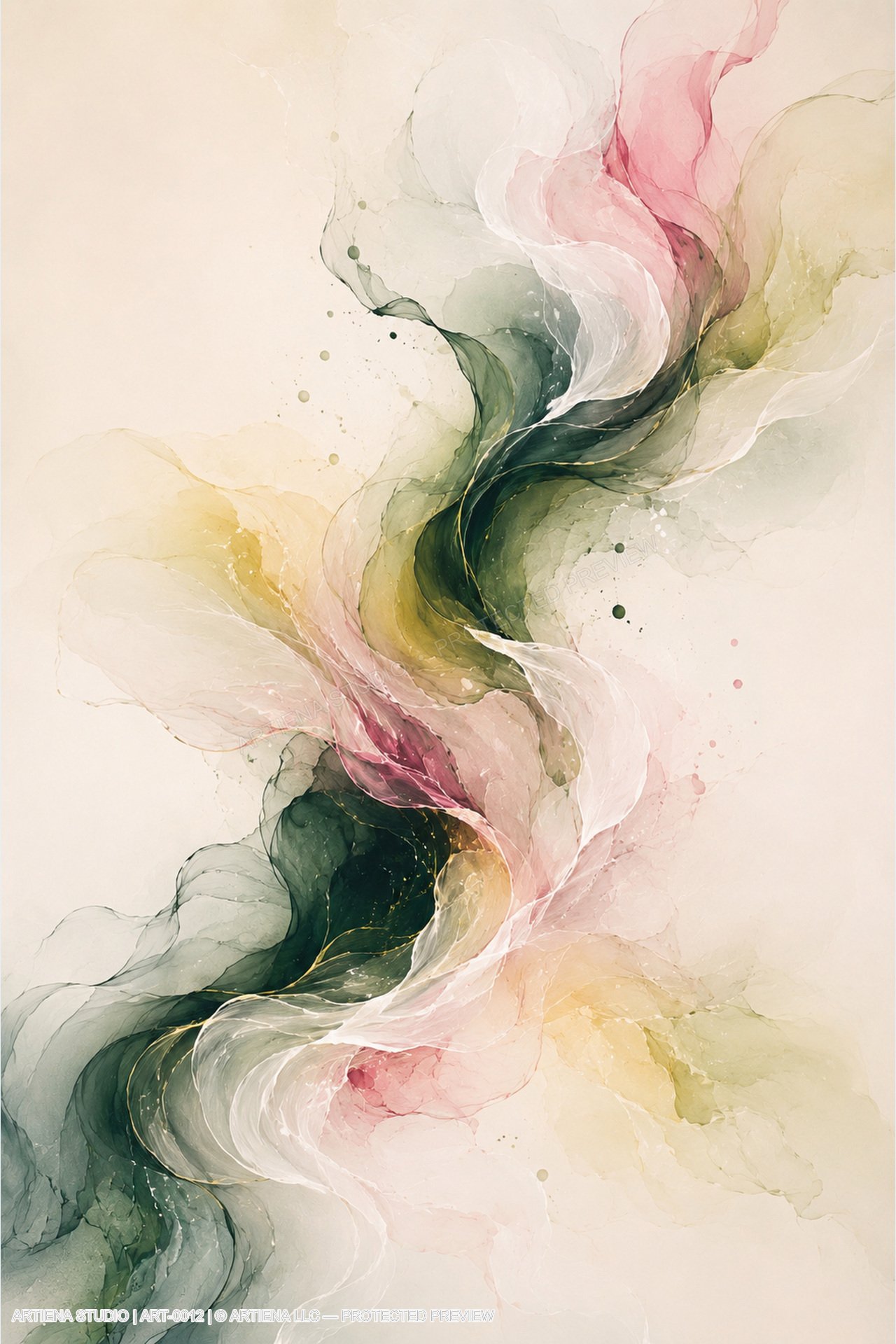 Where Rose Becomes Wind visualised in a room