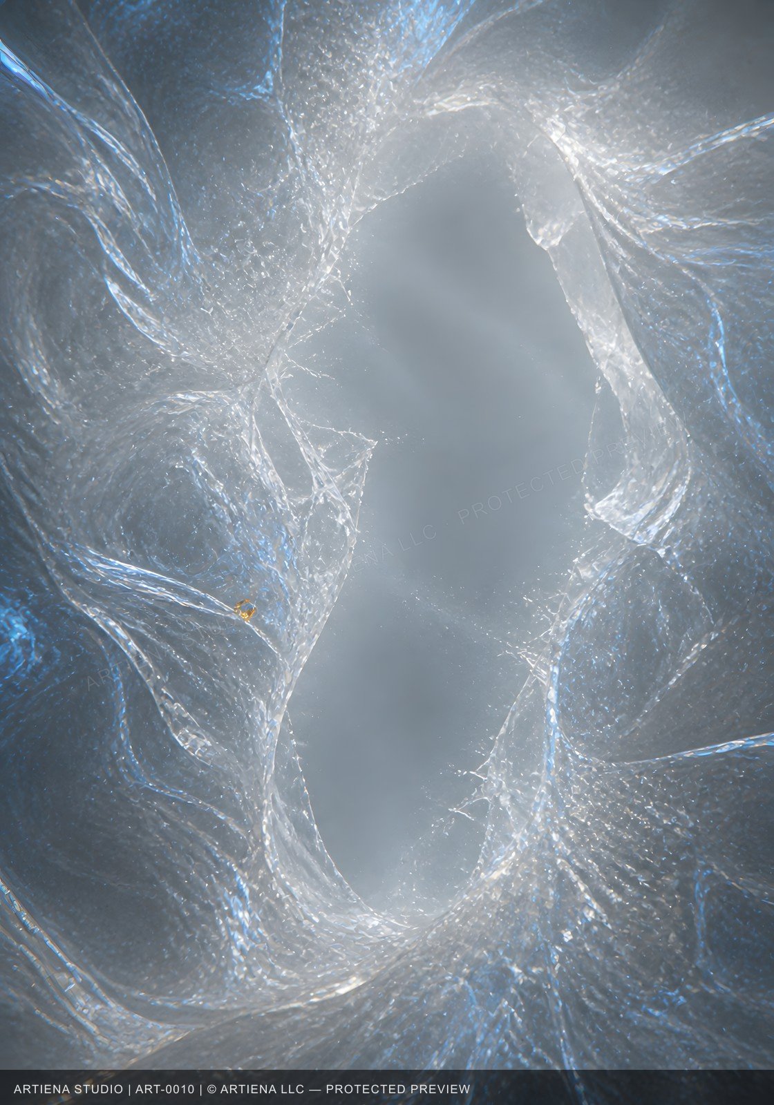 Correspondence II crystalline negative-space after panel