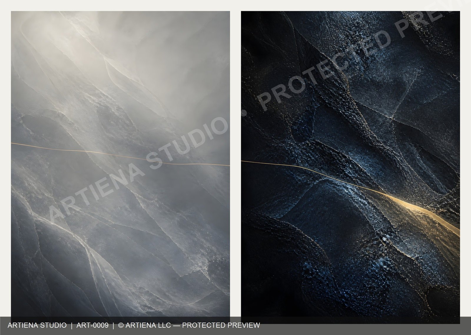 Correspondence I Near and Far paired limited-edition digital artwork