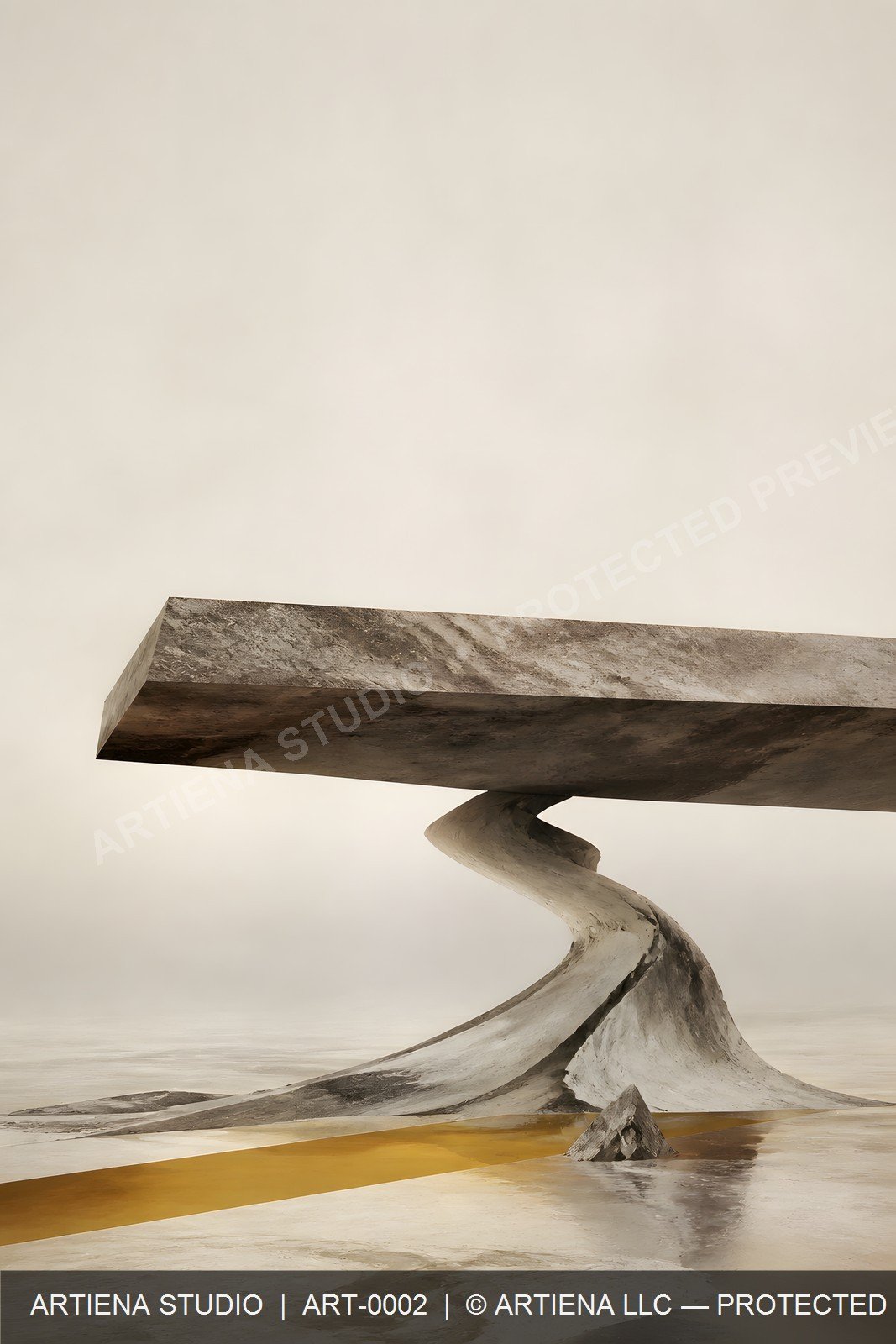 The Weight of Noon limited-edition digital artwork