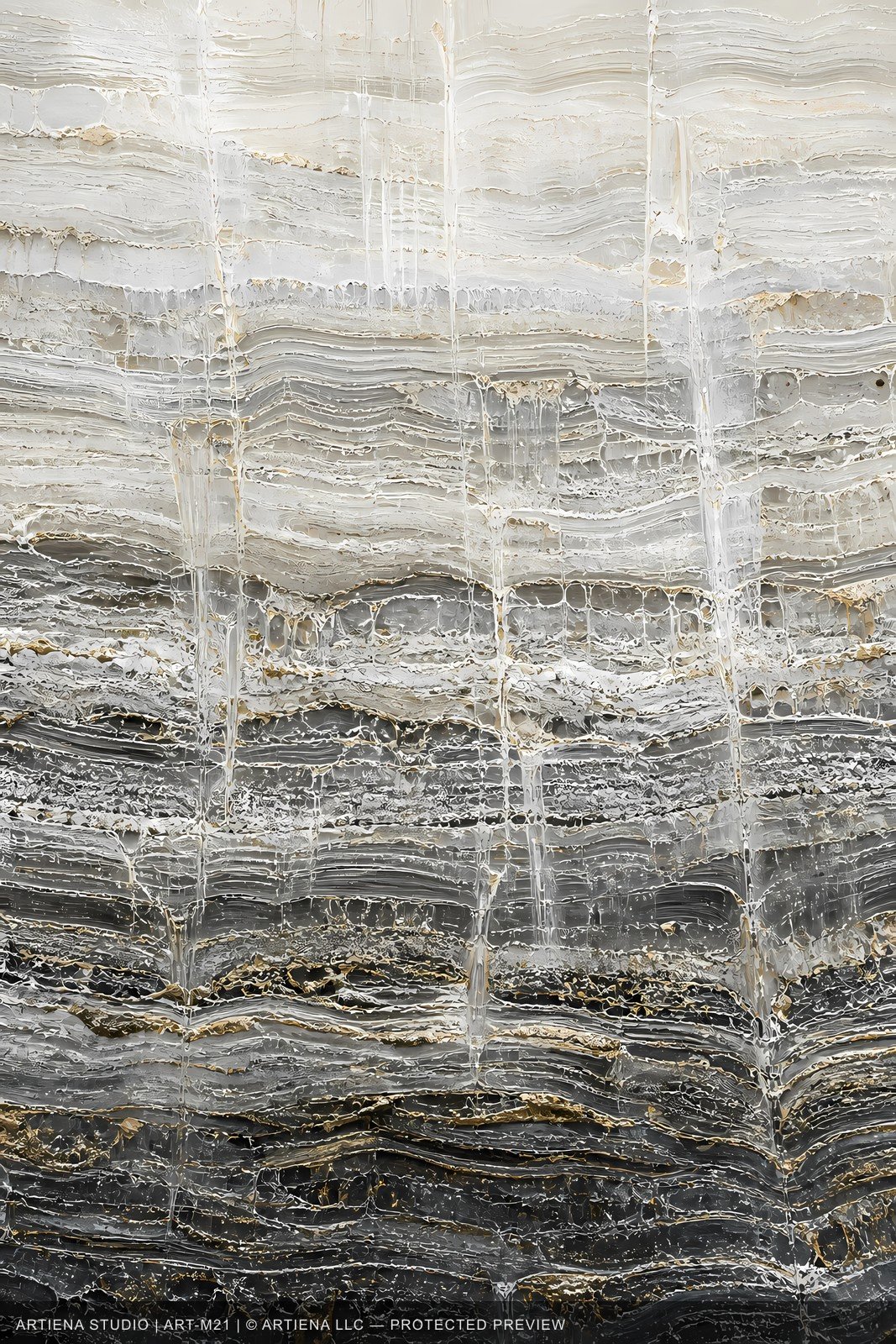 The Archaeology of Rain visualised in a room