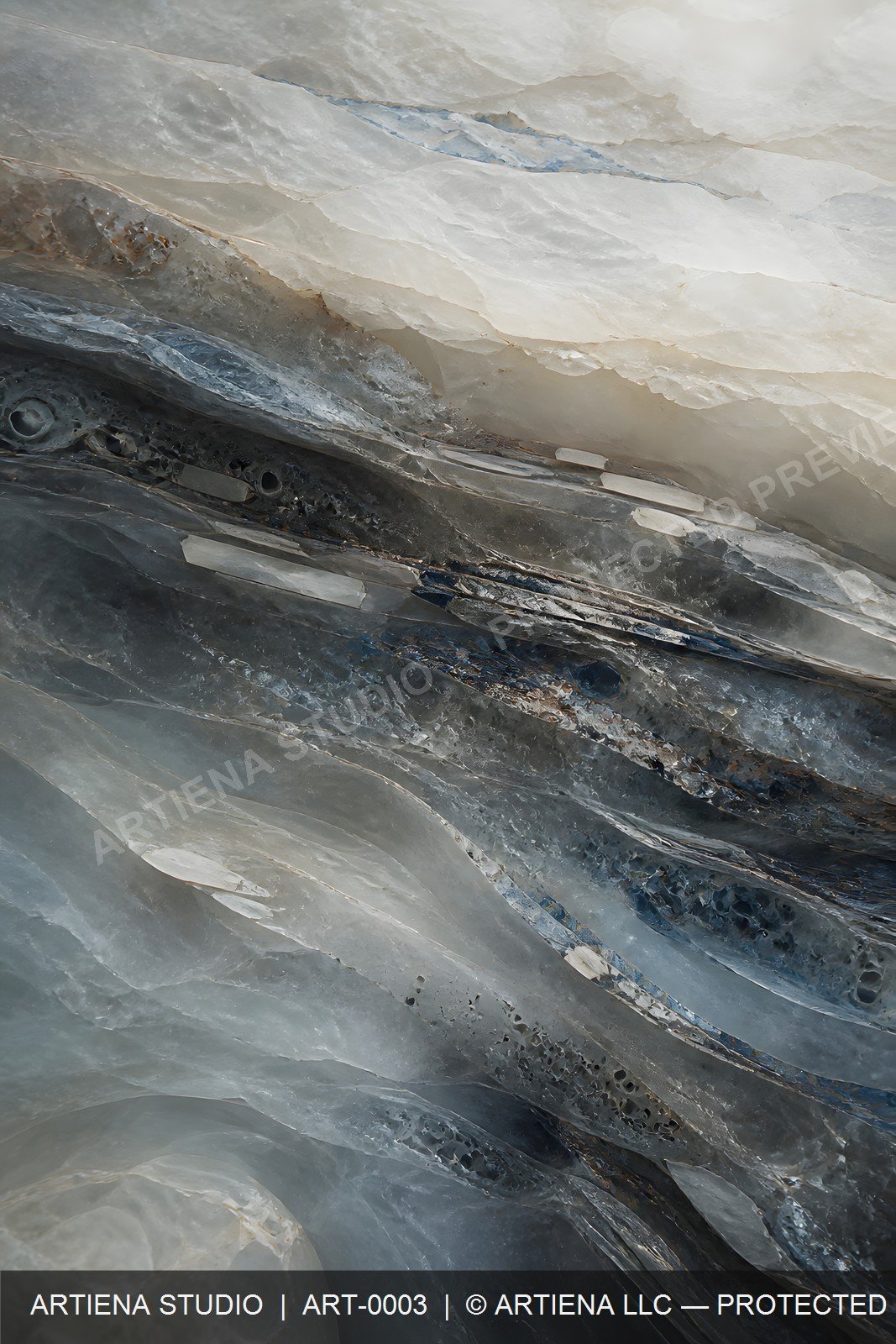 Fossil of a Future City limited-edition digital artwork